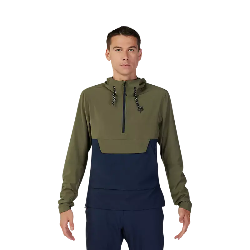 Fox Racing Ranger Wind Pullover - Olive Green 2
