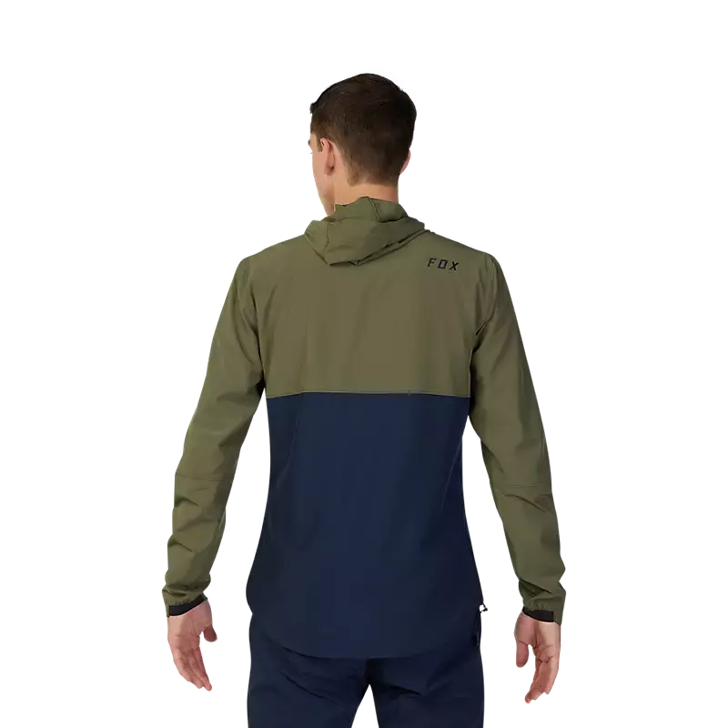 Fox Racing Ranger Wind Pullover - Olive Green 3