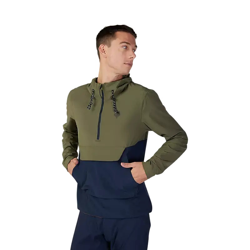 Fox Racing Ranger Wind Pullover - Olive Green 4
