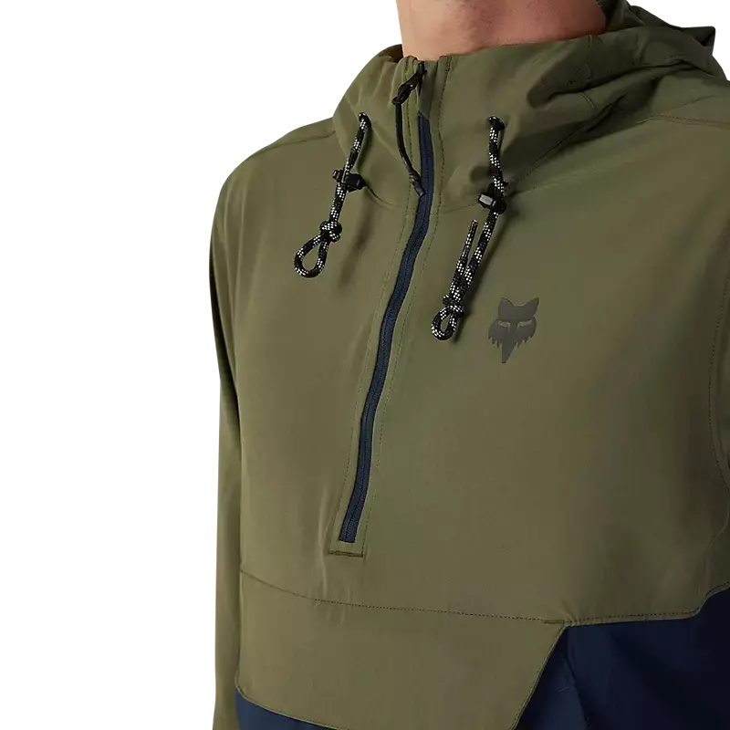 Fox Racing Ranger Wind Pullover - Olive Green 5
