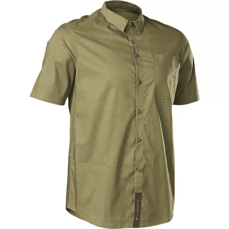 Fox Racing Ranger Woven Short Sleeve Mtb Jersey - Bark 1