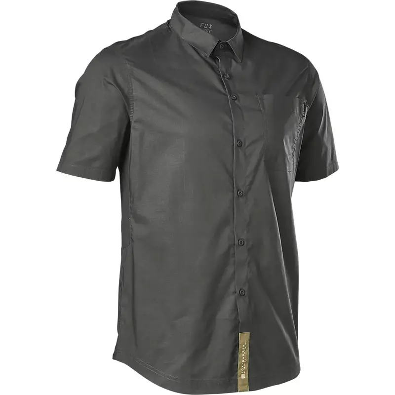 Fox Racing Ranger Woven Short Sleeve Mtb Jersey - Dark Shadow 1