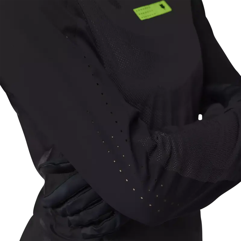 Fox Racing Rawtec Long Sleeve Mtb Jersey - Womens - Black 4