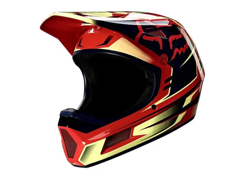 Fox Racing Reno Rampage Comp Full Face Helmet - Bright Red 1