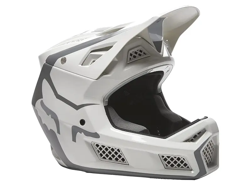 Fox Racing Rpc Mips Full Face Helmet - Niteeyez - Light Gray 1