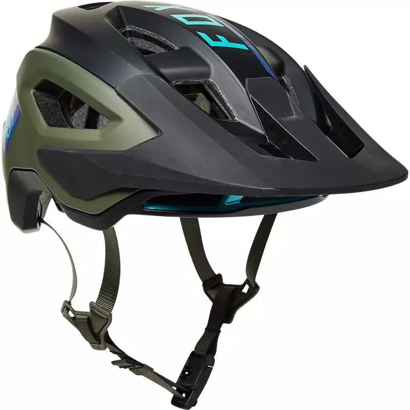 Fox Racing Speedframe Pro Mtb Helmet - Blocked - Army 1
