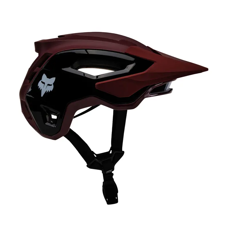 Fox Racing Speedframe Pro Mtb Helmet - Blocked - Cordovan 2