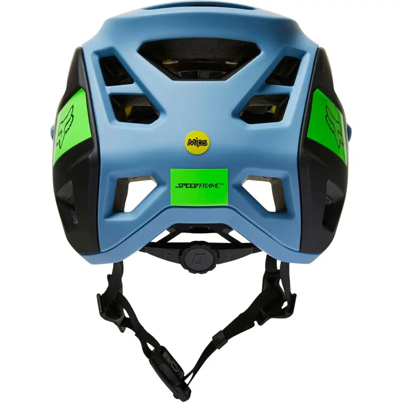 Fox Racing Speedframe Pro Mtb Helmet - Blocked - Dusty Blue 2