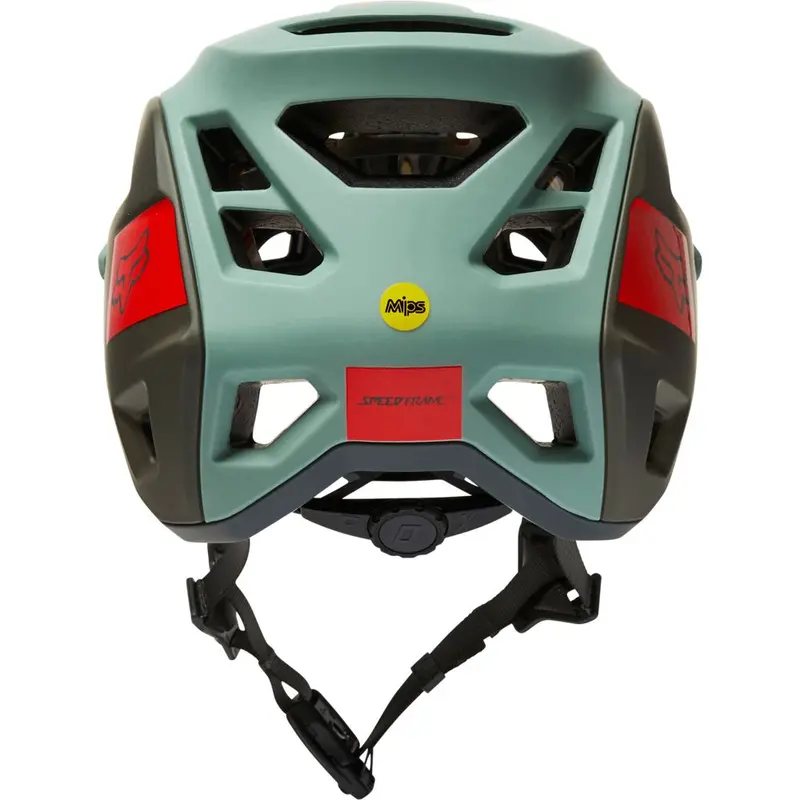 Fox Racing Speedframe Pro Mtb Helmet - Blocked - Eucalyptus 2