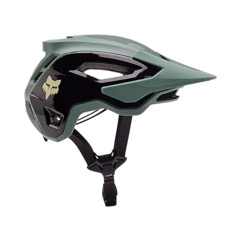 Fox Racing Speedframe Pro Mtb Helmet - Blocked - Hunter Green 1