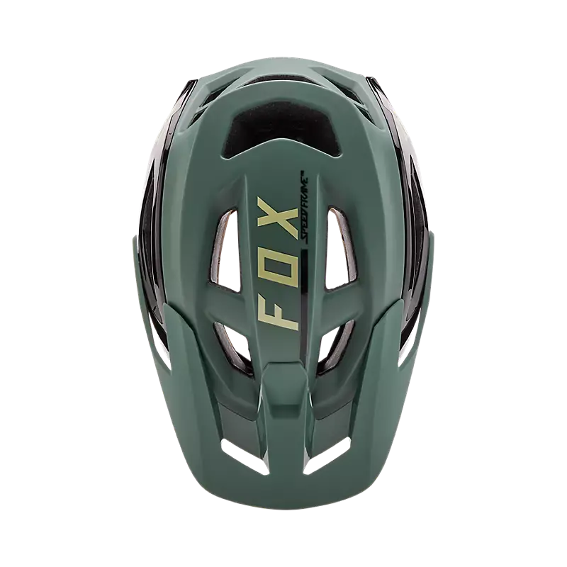 Fox Racing Speedframe Pro Mtb Helmet - Blocked - Hunter Green 3