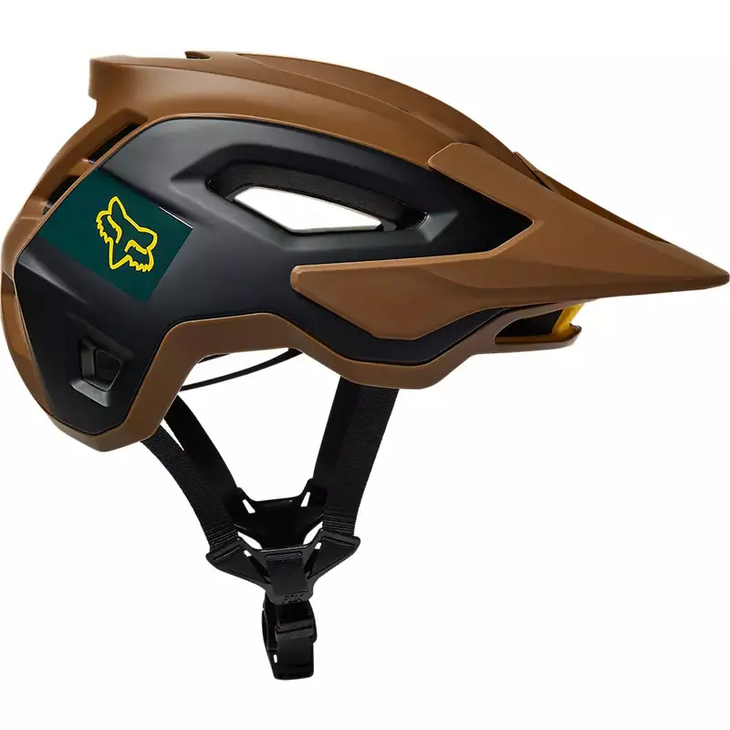 Fox Racing Speedframe Pro Mtb Helmet - Blocked - Nutmeg 2
