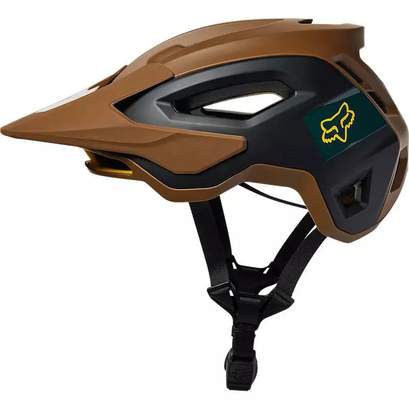 Fox Racing Speedframe Pro Mtb Helmet - Blocked - Nutmeg 3
