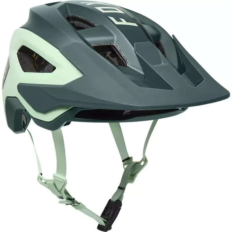 Fox Racing Speedframe Pro Mtb Helmet - Blocked - Seafoam 1