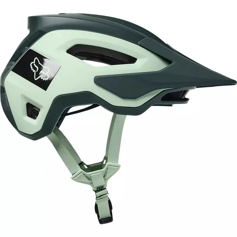 Fox Racing Speedframe Pro Mtb Helmet - Blocked - Seafoam 2