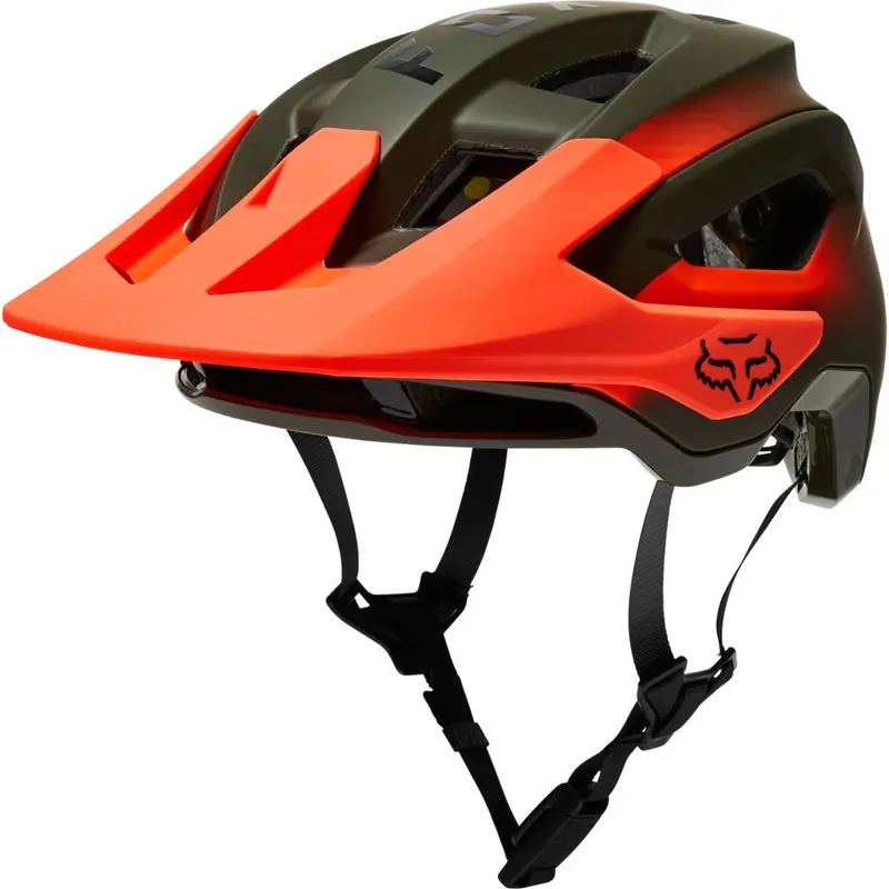 Fox Racing Speedframe Pro Mtb Helmet - Fade - Olive Green 1