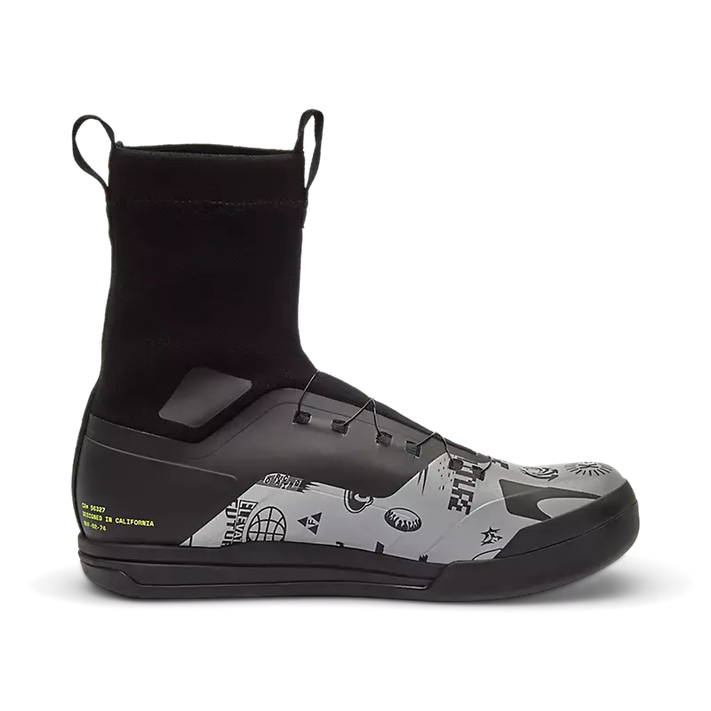 Fox Racing Union All Weather Flat Pedal Mtb Shoe - Lunar - Black 2