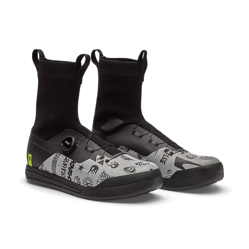 Fox Racing Union All Weather Flat Pedal Mtb Shoe - Lunar - Black 3