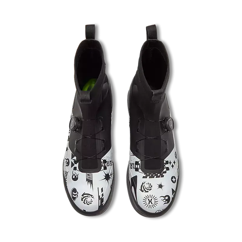 Fox Racing Union All Weather Flat Pedal Mtb Shoe - Lunar - Black 4