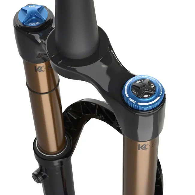 Fox Suspension 36 Float 160 Factory 29" Kabolt-X 110 - Shiny Black-Orange-Gloss Black Logo - 2023 2