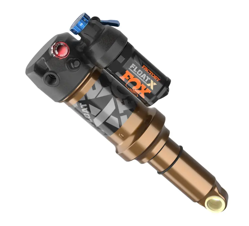 Fox Suspension Float X Factory 2 Pos Adj Evol Lv - Trunnion - Orange-Neutral Logo 1
