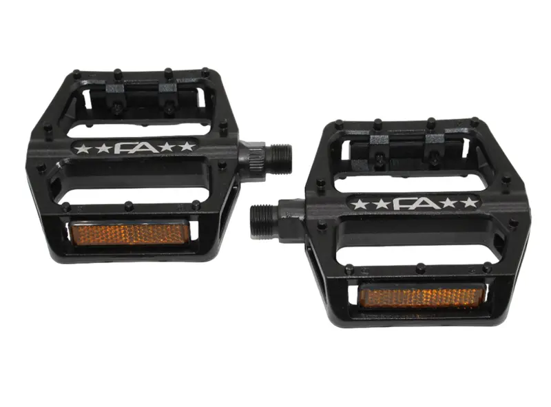 Free Agent Alloy Molded Pin Platform Pedals - Black 1