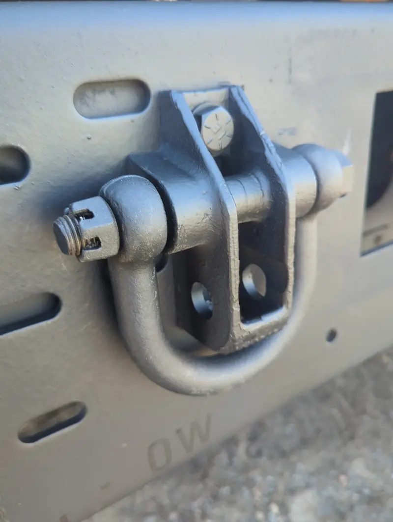 Front Bumper 4Pc Clevis Assembly (Mount + Clevis), Compatible With Humvee 1