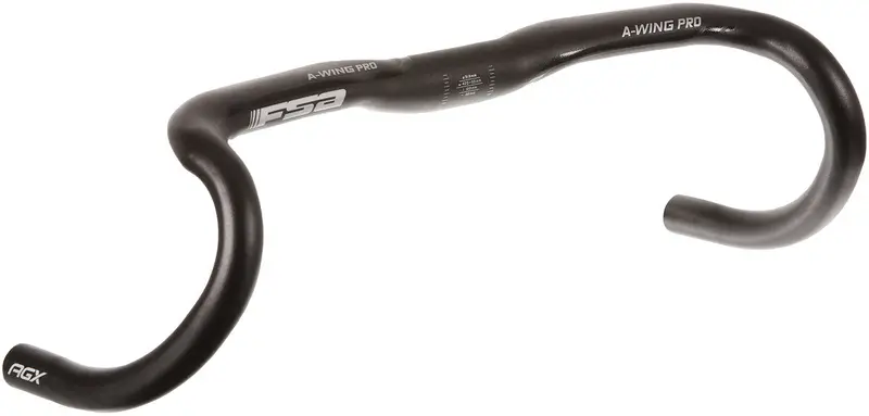 Fsa A-Wing Pro Agx Gravel Drop Handlebar - Black 1