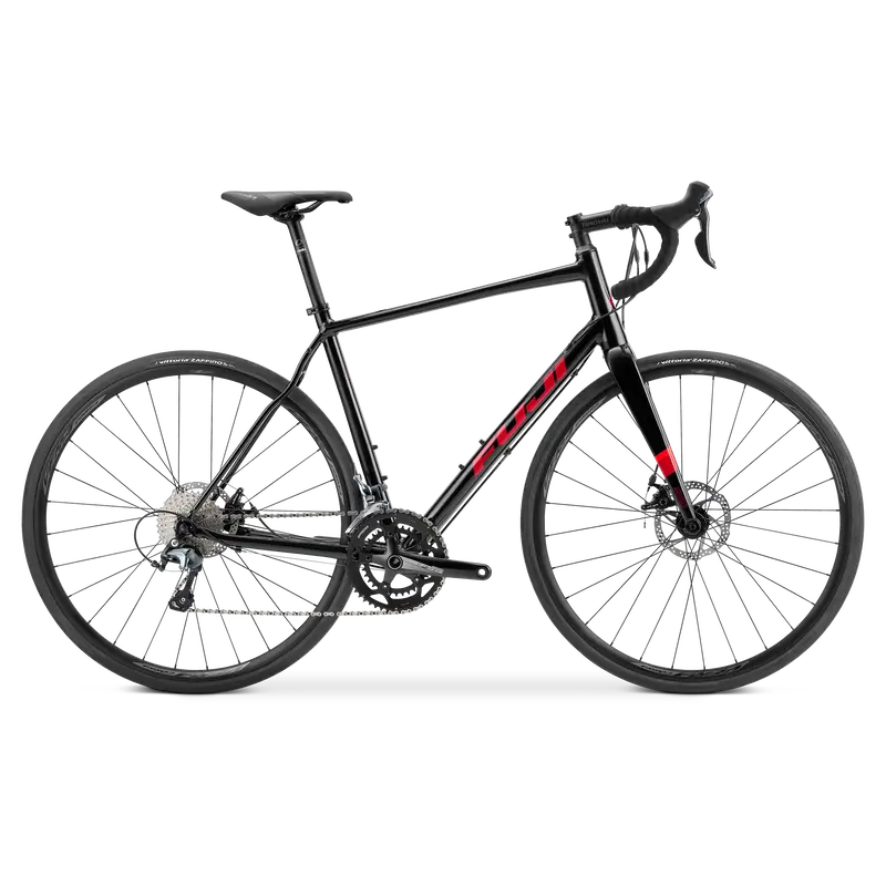 Fuji Sportif 1.3 Disc 700C - Pearl Black-Red Orange 1