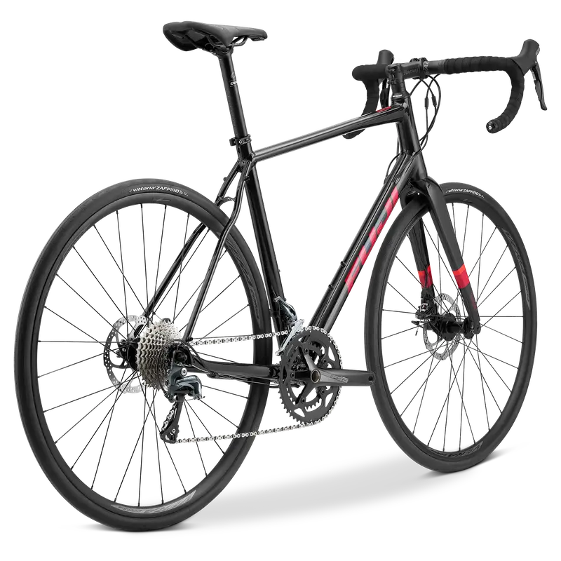 Fuji Sportif 1.3 Disc 700C - Pearl Black-Red Orange 3