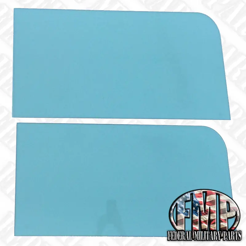 Full Humvee Windshield (2 Halves) (No Gasket) - Clear - Fits All Military Hmmwv 2