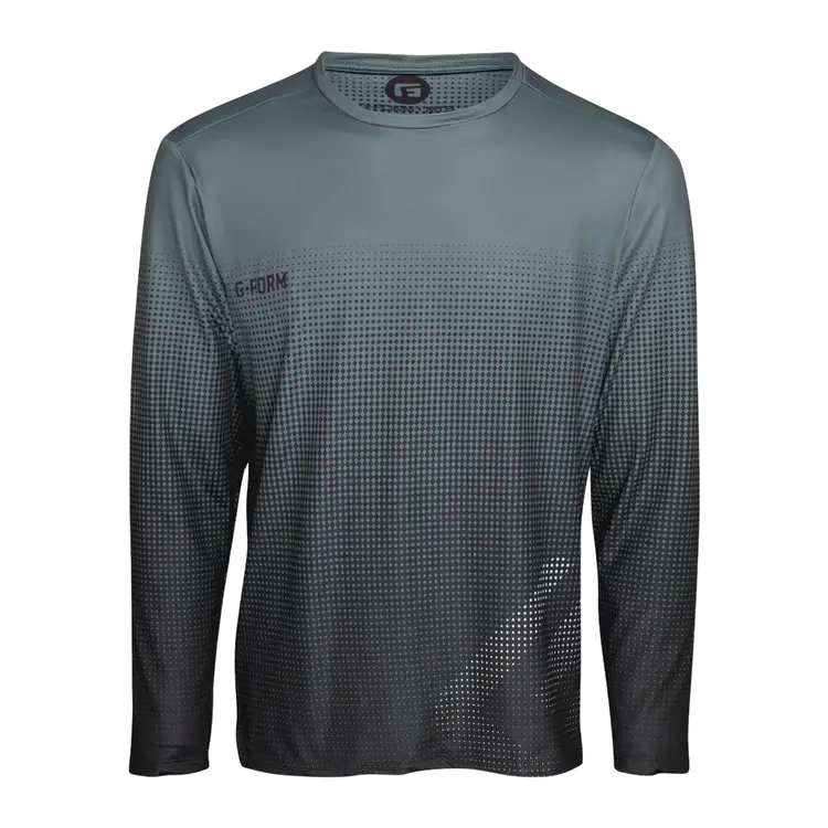 G-Form Fade Long Sleeve Mtb Jersey - Smoke 1