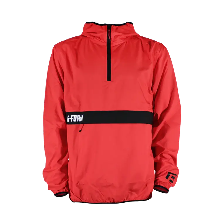 G-Form Packable Hooded Jacket - Flame Red 1