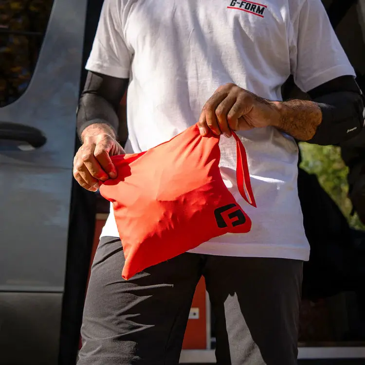 G-Form Packable Hooded Jacket - Flame Red 3