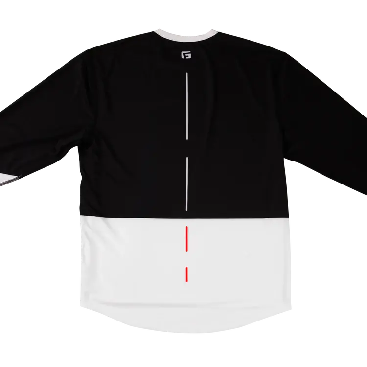 G-Form Pro-X4 Long Sleeve Mtb Jersey - Black-White 3