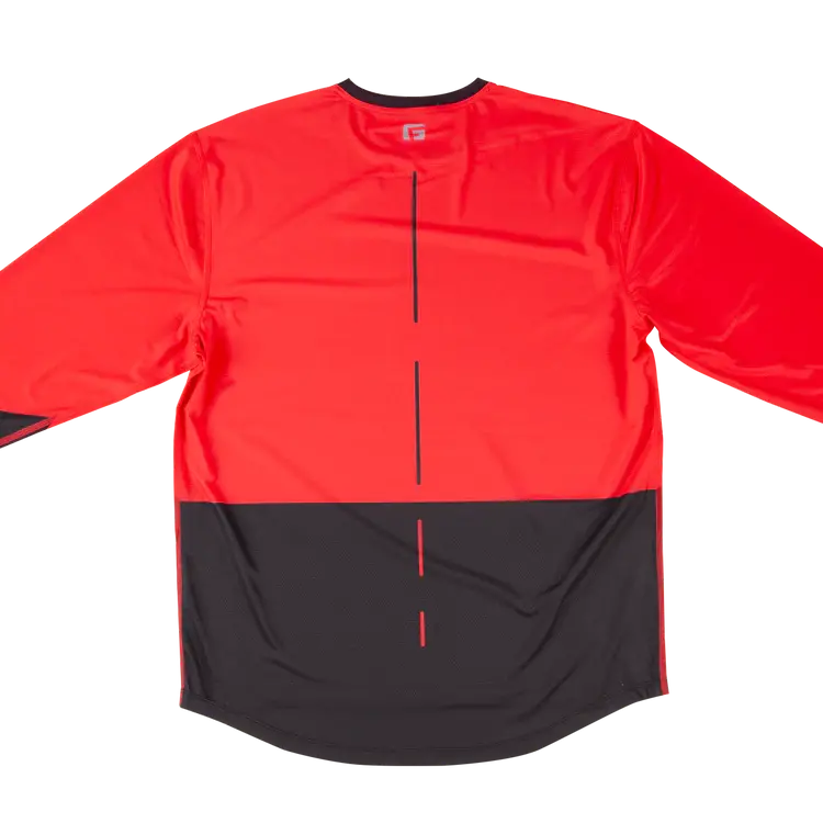 G-Form Pro-X4 Long Sleeve Mtb Jersey - Red-Black 2