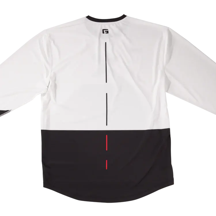 G-Form Pro-X4 Long Sleeve Mtb Jersey - White-Black 2