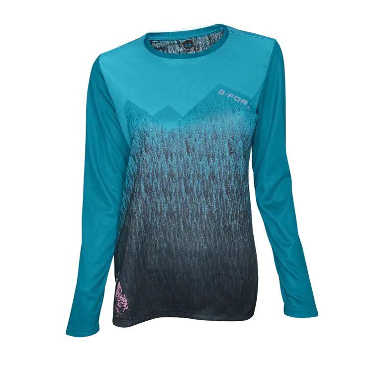 G-Form Summit Long Sleeve Mtb Jersey - Womens - Dusk 1