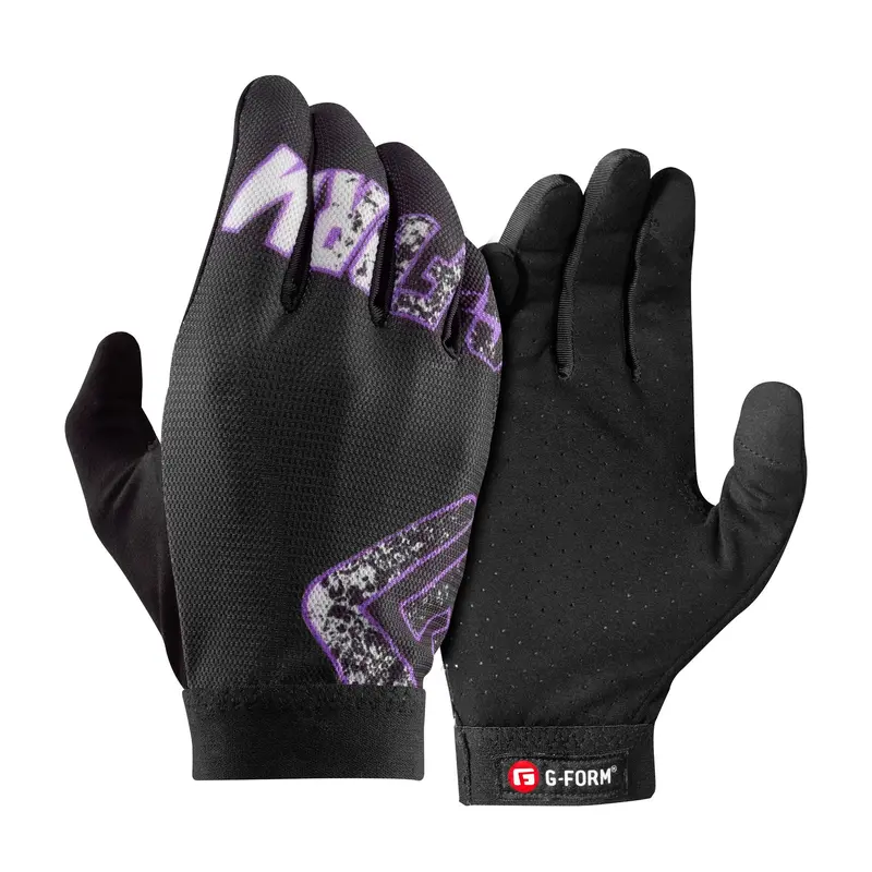 G-Form Temp Mtb Glove - Youth - Black-Purple 1