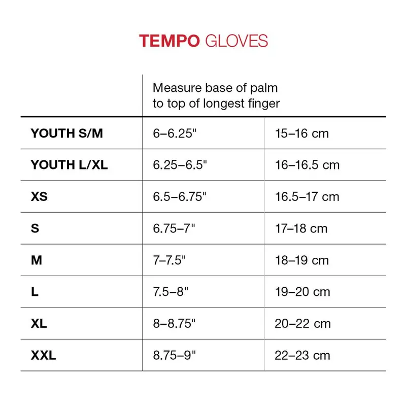 G-Form Tempo Mtb Glove - White-Black 2