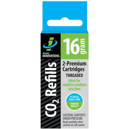 Genuine Innovations Threaded Co2 Cartridges - 16G 1