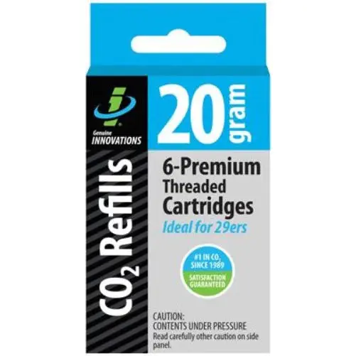 Genuine Innovations Threaded Co2 Cartridges - 20G 2