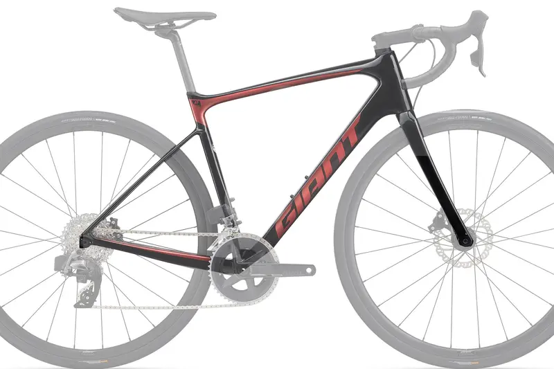 Giant Defy Advanced 0 700C Road Frame - Carbon-Terracotta 1