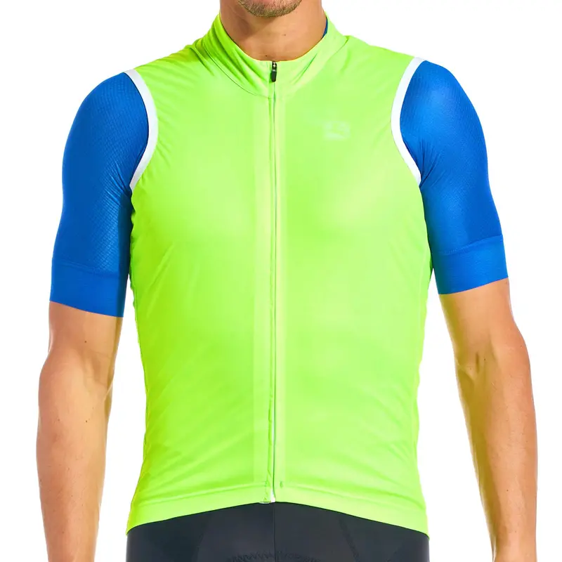 Giordana Wind Vest With Rear Pocket - Neon Yellow 1