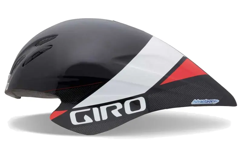 Giro Advantage 2 Time Trial Road Helmet - Red-Black 1