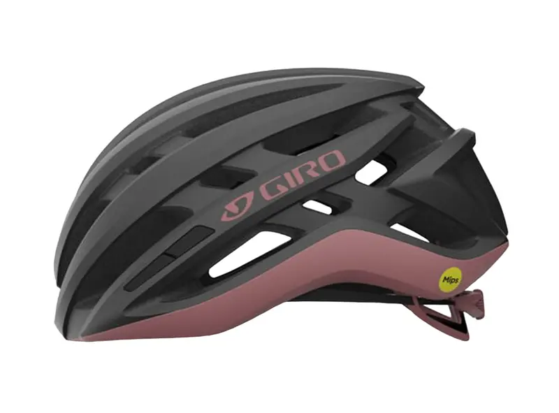 Giro Agilis Mips Road Helmet - Matt Metallic Coal-Dusty Rose 1