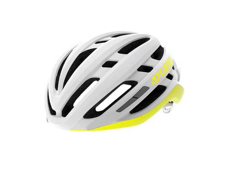 Giro Agilis Mips Road Helmet - Womens - Matt White-Citron - 2020 1