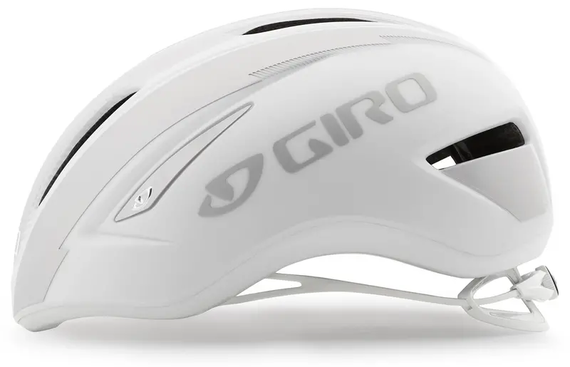 Giro Air Attack Road Helmet - Matt White-Silver 1