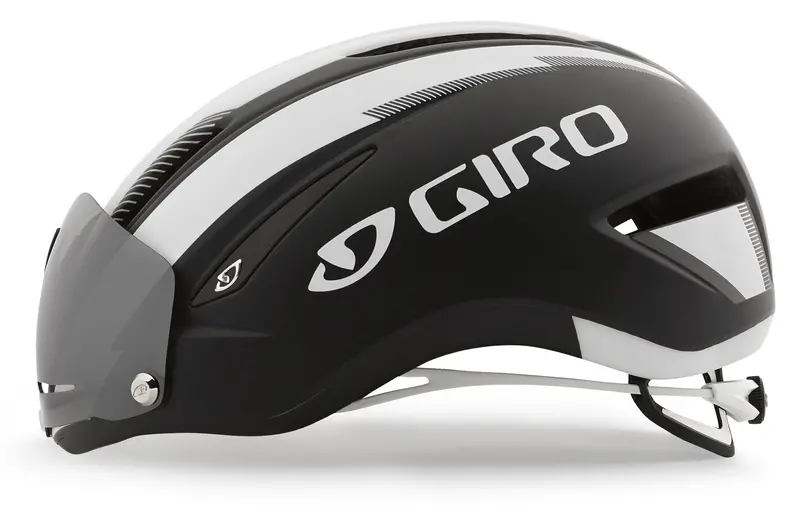 Giro Air Attack Shield Road Helmet - Black-White 1