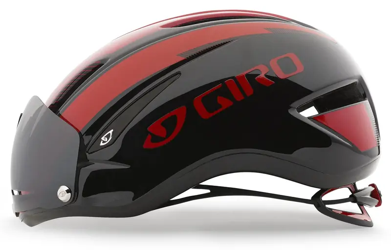 Giro Air Attack Shield Road Helmet - Red-Black 1